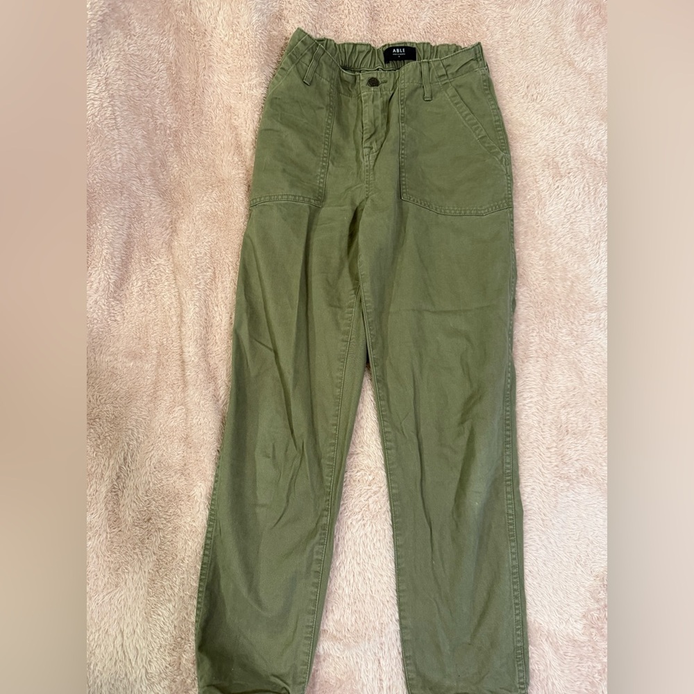 🟢🟢Able Forest Green Utility Pants